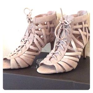 Vince Camuto Strappy Birdcage Booties NIB